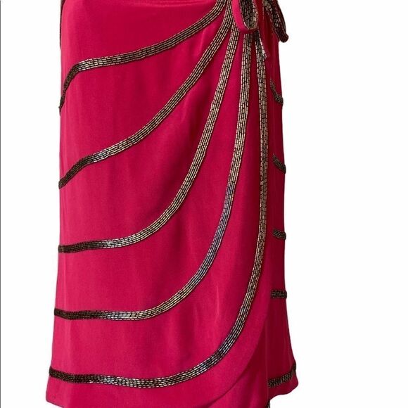 NWOT Foley + Corinna silk beaded top - Picture 2 of 10